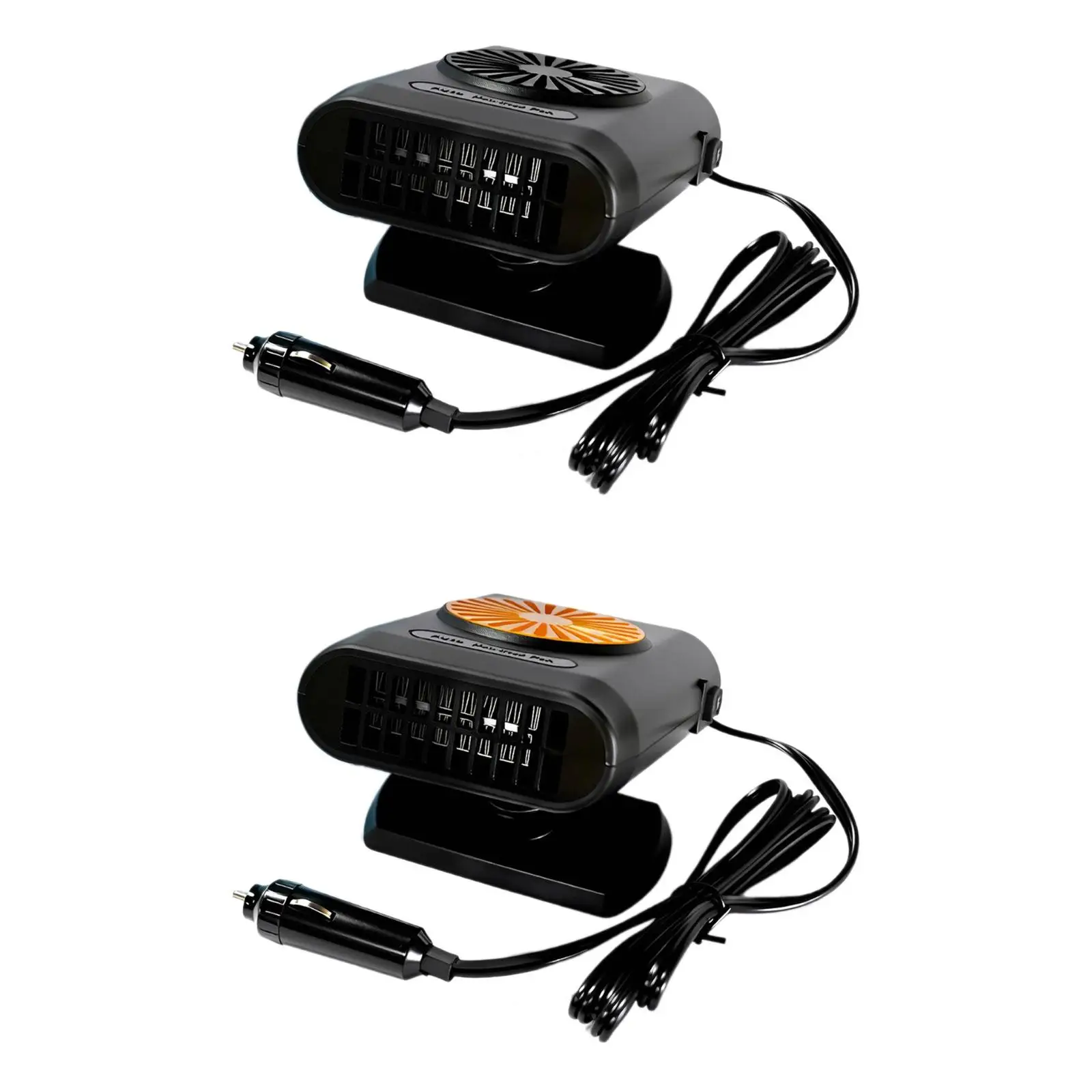 

Автомобильный обогреватель с вращением на 360 градусов, универсальный вентилятор для обогрева и охлаждения лобового стекла, для зимней езды и удаления тумана