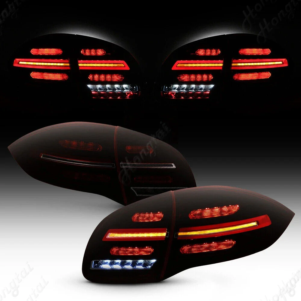 

Pair Taillight Assembly For Porsche Cayenne S GTS 3.0L 4.8L 2011-2012 2013 2014 LED Rear Tail Lights Turn/Brake/Reversing Lights