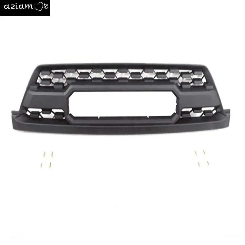 Rejilla delantera para 4th Gen 2003 2004 2005 4runner trd pro grill, luz y letras, color negro