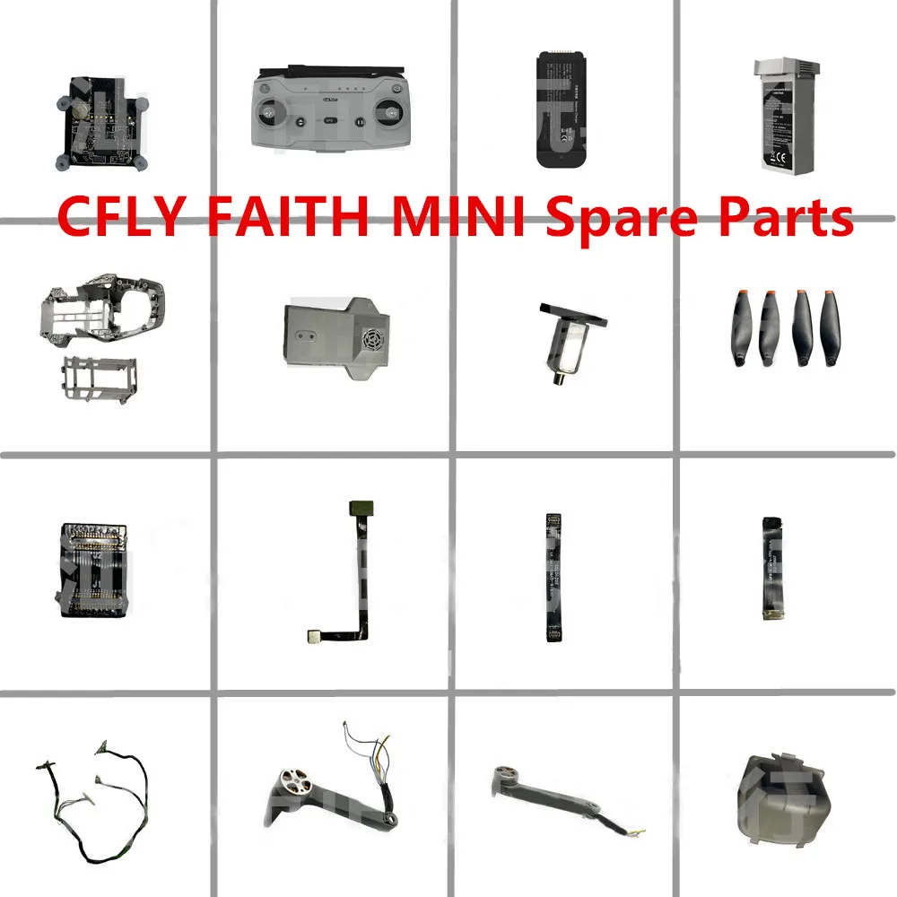 

CFLY FAITH MINI RC Quadcopter drone Spare Parts propeller Arm motor Cable body shell Motherboard Controller charer etc