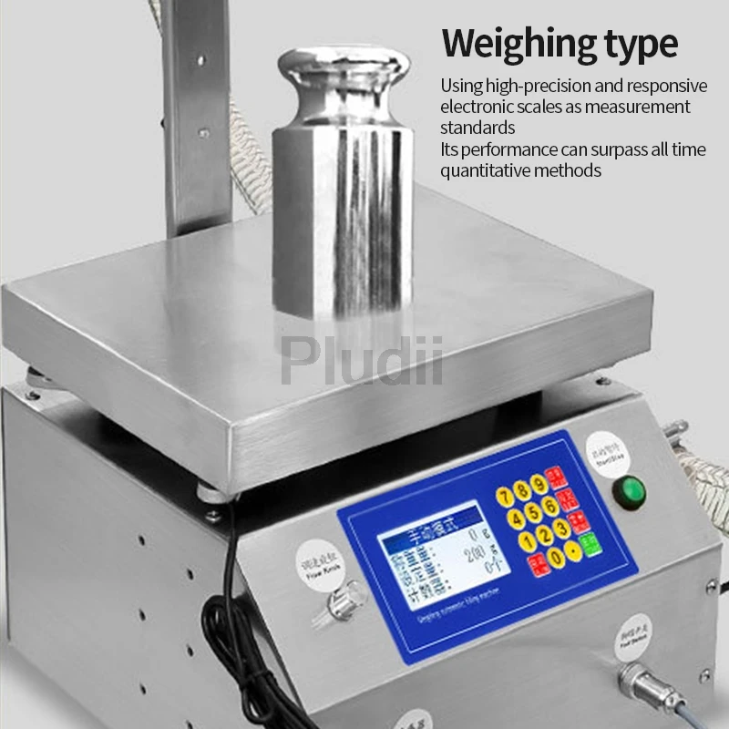 Automatic Dispensing Filling Machine Flow Weighing Sesame Sauce Honey Edible Oil Glue Viscous 15g-30KG Liquid Filling Machine