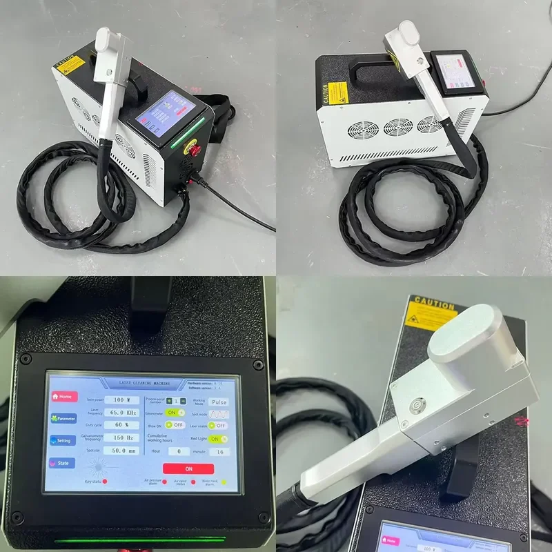 Designed for industrial professionals and DIY enthusiasts, this handheld fiber cleaning machine offers a precise and