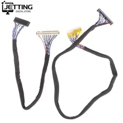 1Pcs Good Quality LVDS Cable FIX-30P-S6 30pin Double 2 Ch 6-bit Dual 6bit LCD Panel Screen Cable Line