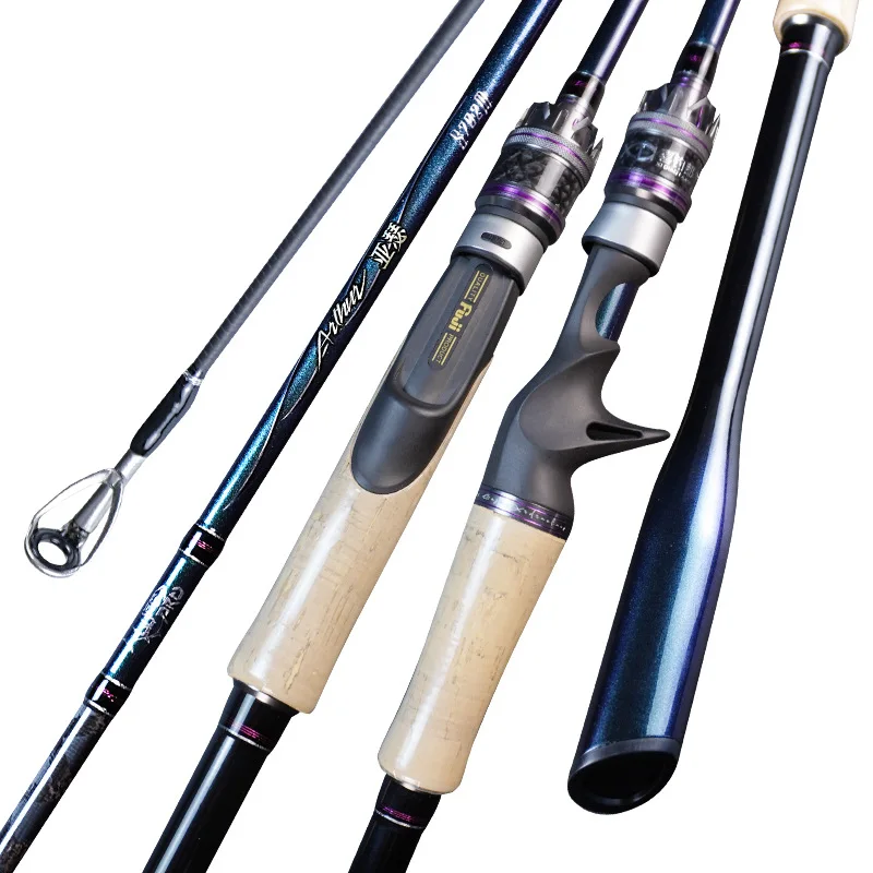 

Lure Fishing Rod Throwing Rod Sea Bass Fishing Rod 30T Carbon Fiber Superhard Casting Spinning Fuji Guide Ring Fuji Reel Seat