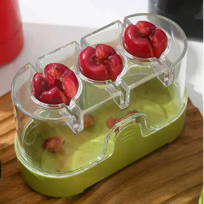 New Food Grade Multi Slot Cherry Pitter With Fast One Press Operation Easy Clean For Home Kitchen Baking