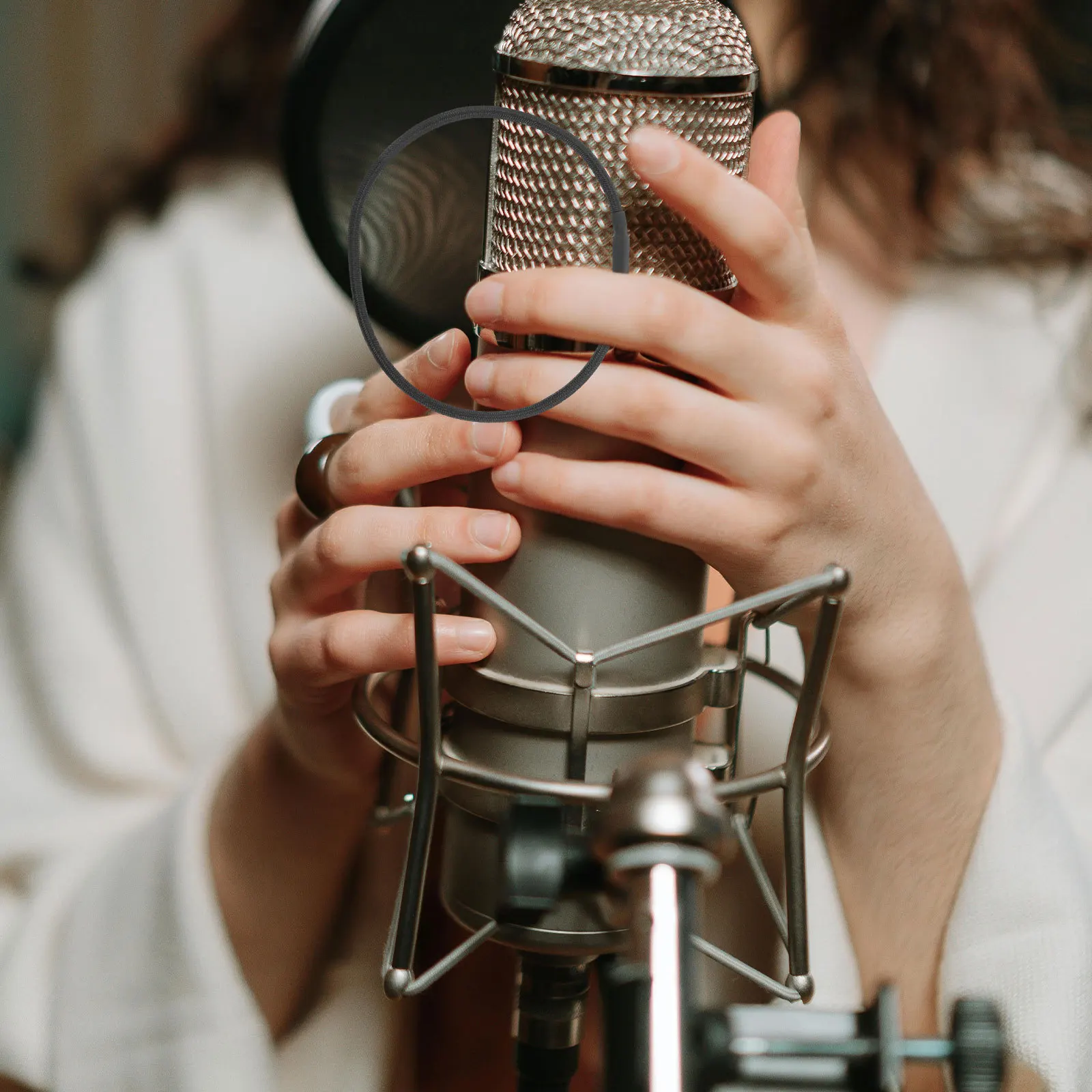 Cadre de Microphone résistant aux chocs, 10 pièces, bandes élastiques universelles de remplacement, support de micro en caoutchouc pour support de micro à condensateur de bureau