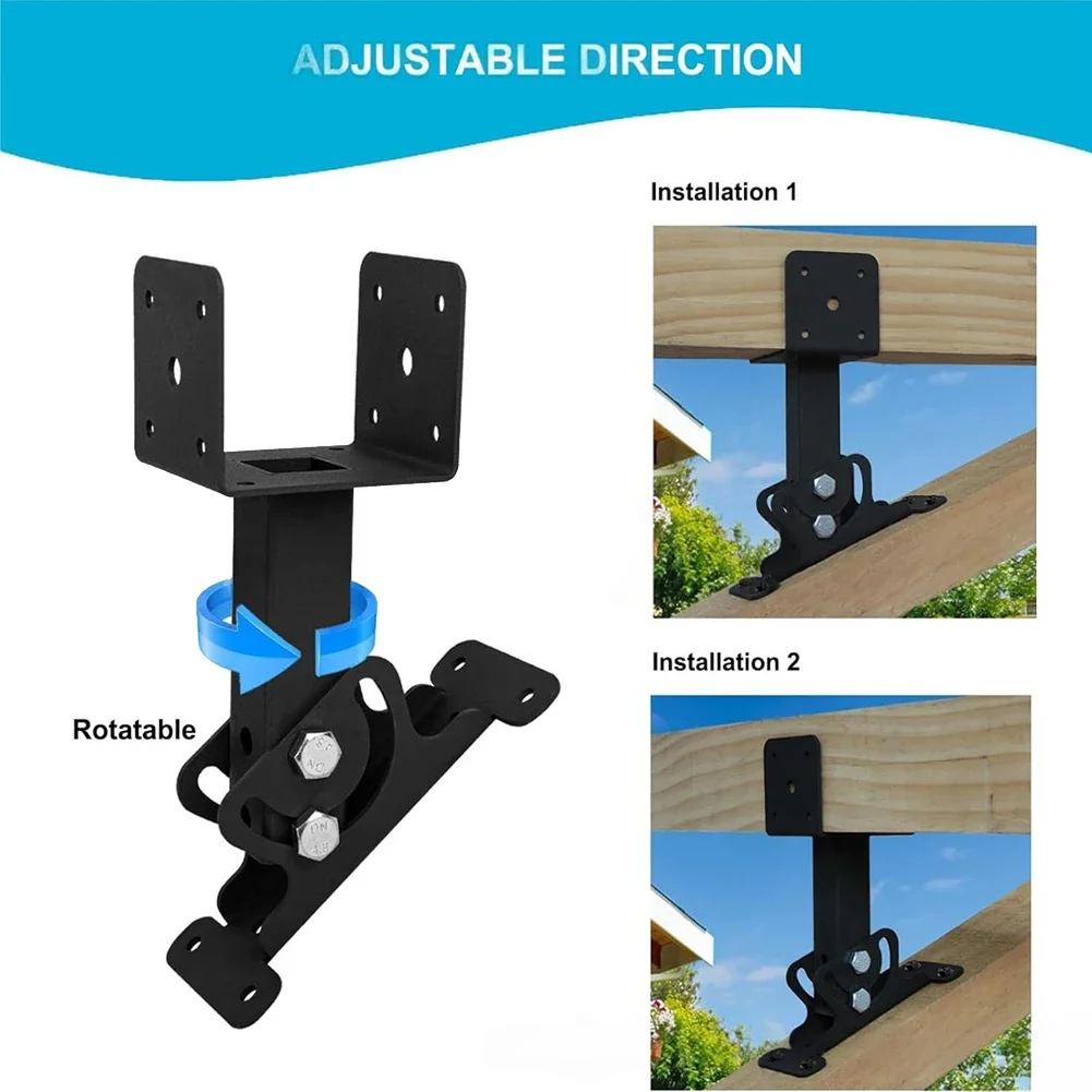 

Adjustable Roof Riser Bracket for Gazebo and Pergola For Durable and Flexible Angle Adjustment for Optimal Support