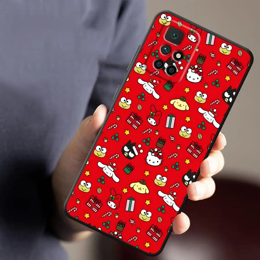 حافظة لهاتف شاومي ريدمي A3 K40 K80 Pro 9 A4 14C 10 12C A1 A2 Plus A5 13C شعار سانريو هالو كيتي #5