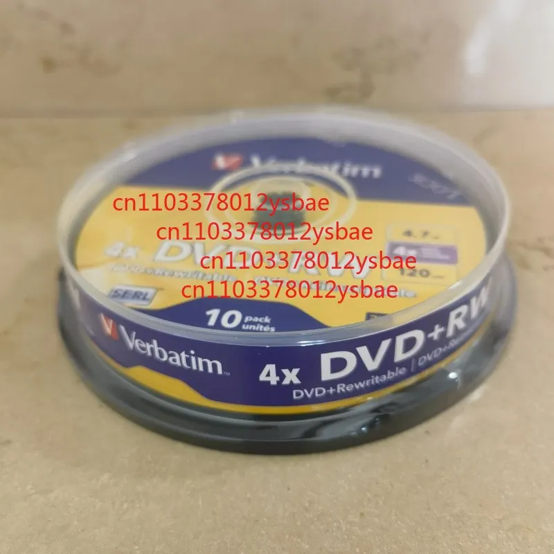

DVD перезаписываемый DVD+RW 4,7 ГБ 4X 120 минут 10 шт./упак.