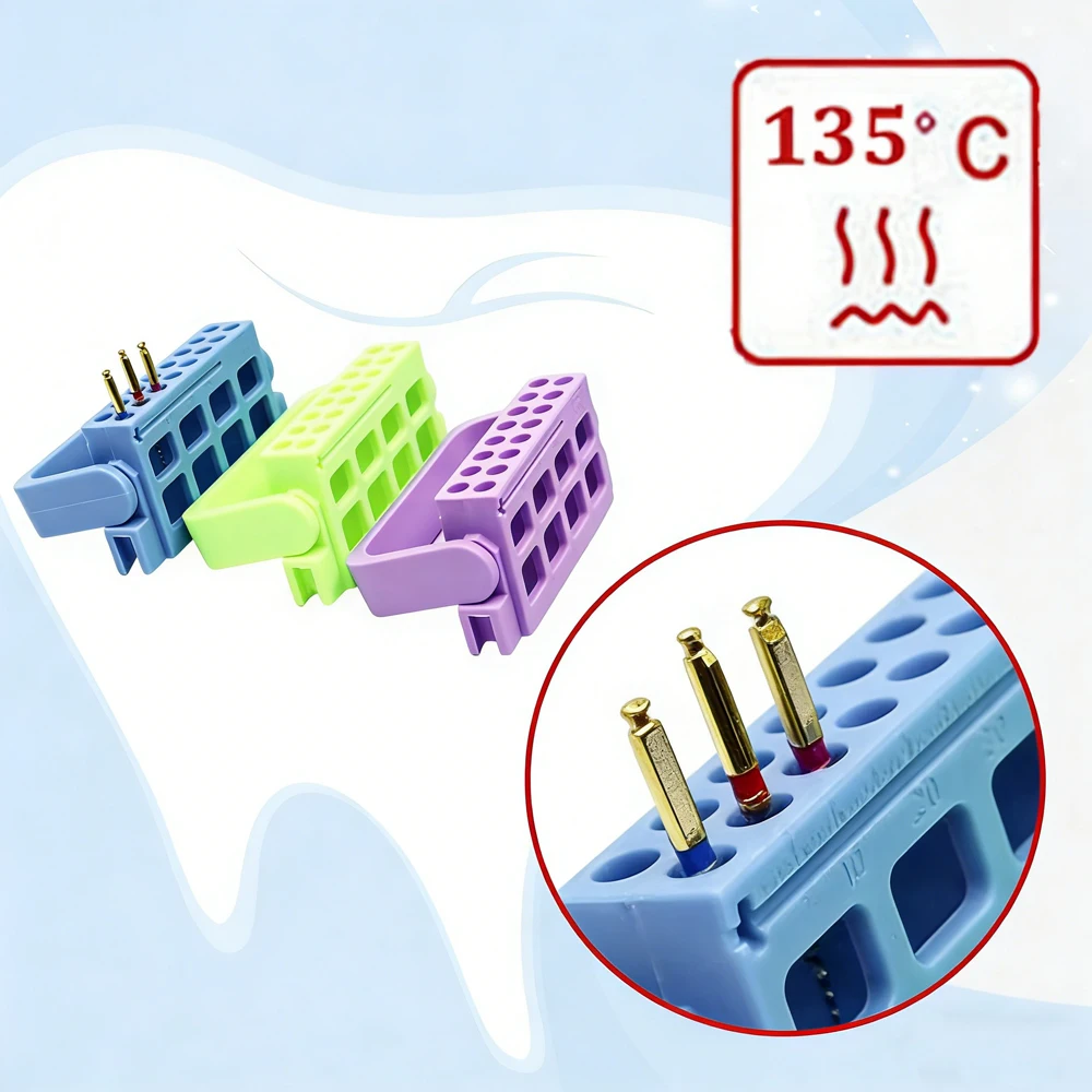 

Автоклавируемая подставка-диспенсер для стоматологических эндодонтических инструментов для организации и стерильного хранения