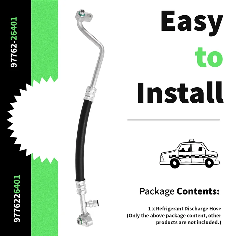 Manguera de descarga de refrigerante A/C para coche 9776226401 97762-26401 para Hyundai Santafe 2000-2005