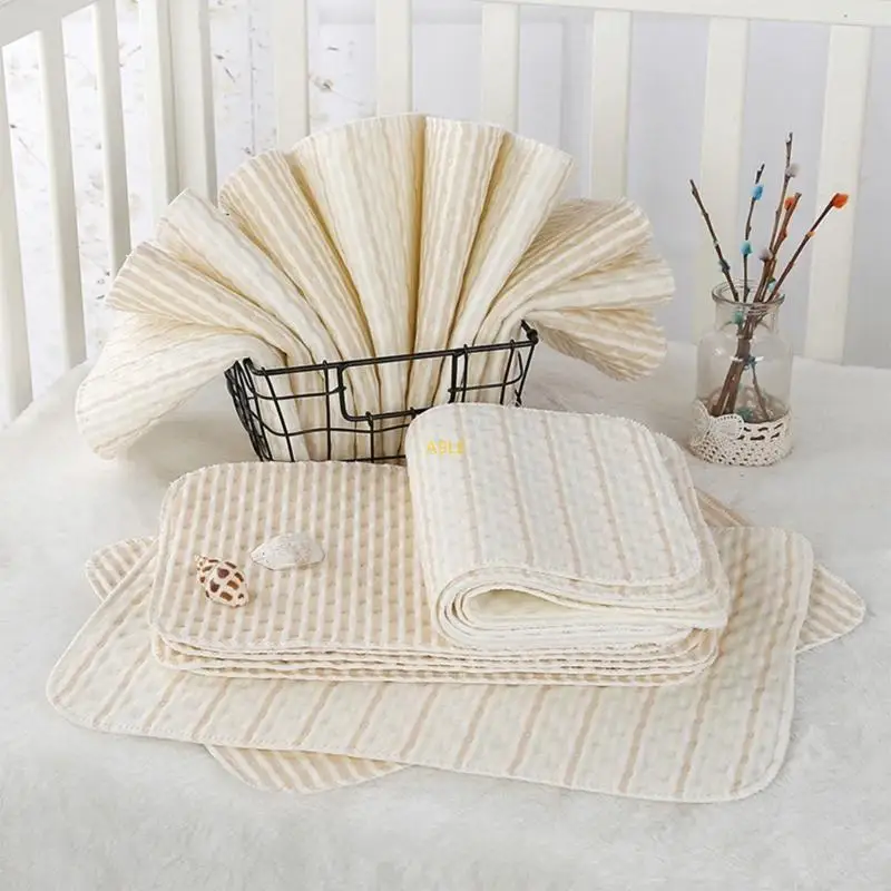 

Водонепроницаемый хлопковый пеленальный коврик, гигиенический и впитывающий коврик для подгузников, дышащий коврик