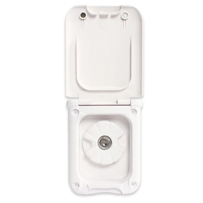Leak-Proof Square Gravity Water Inlet Hatch – Lockable Outdoor RV & Caravan Camping Water Tank Port