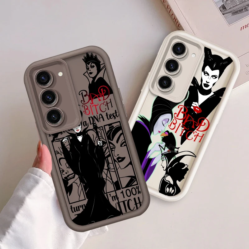 Disney Villain Queen Dark For Samsung Note 20 S24 S23 S22 S21 S20 Ultra Plus FE A25 A23 A22 A15 A31 5G Eye Ladder Back