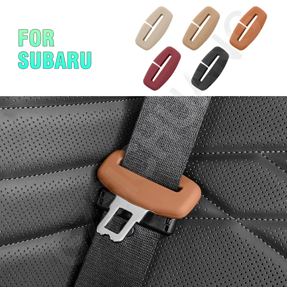 

Car Seat Belt Cover For Subaru BRZ STI XV Levorg Forester Outback WRX Silicone Seat Belt Protective Cover Interior Accessories