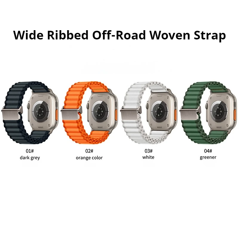 Nylon Weaves Strap For Apple Watch Series 11 10 9 8 7 6 SE3 46mm 42mm 45mm 44mm 40mm 41mm 38mm Bracelet For iWatch Ultra3 2 49mm