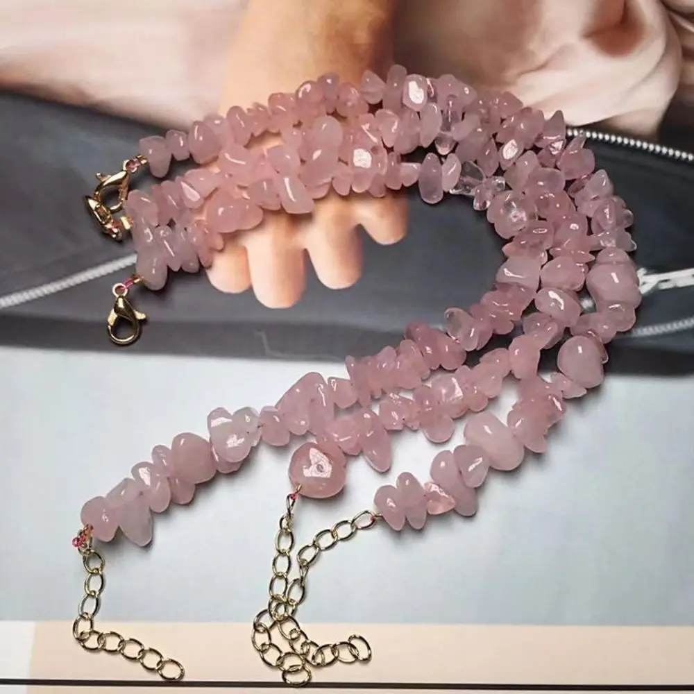 Natural Citrine Gravel Bracelet Luxury Jewelry Adjustable Gold Chain Irregular Quartz Crystal Stone Bracelets Jewelry for Women