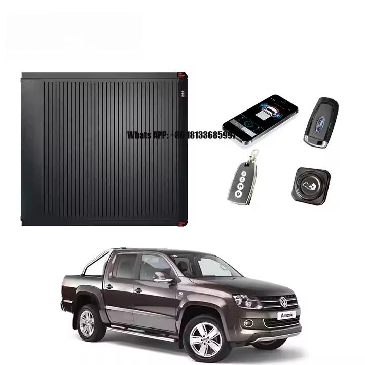 

DirtyTruck High Quality Car Retractable Roller Lid Shutter Roll up Tonneau Cover for 2011+ for Volkswagen Amarok, Double Cab