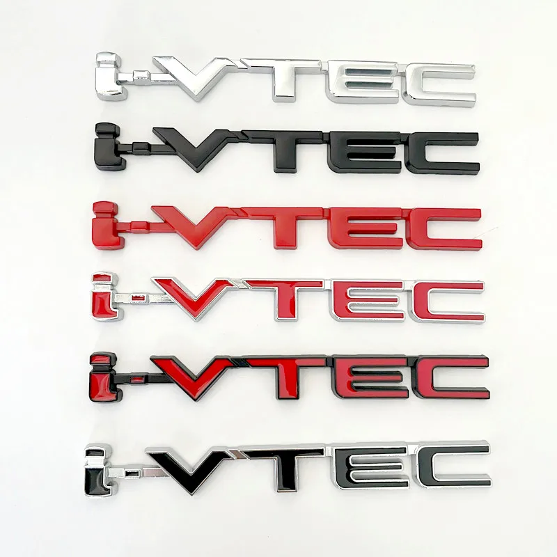 

3D хромированные металлические автомобильные буквы, эмблема на задний багажник, логотип IVTEC, наклейка I VTEC для Honda City Civic Accord Jazz CRV, аксессуары