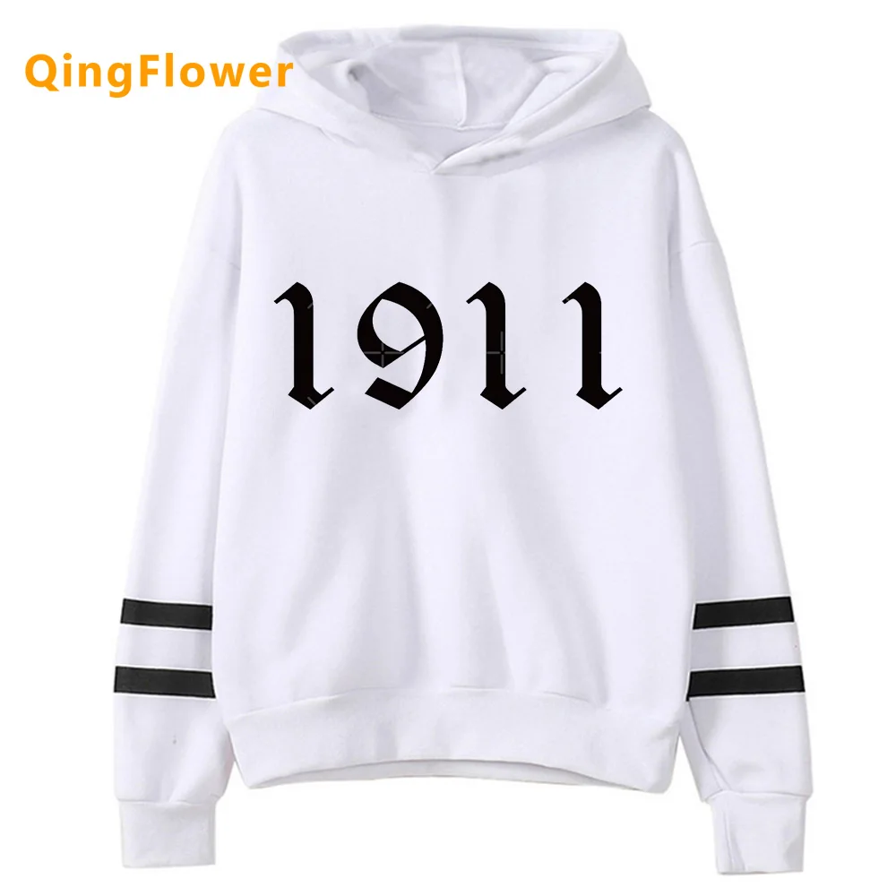 1911 Hoodies Frauen Anime Fleece Vintage Pullover weibliche Anime Kleidung