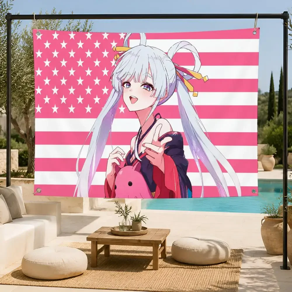 Fantasy Anime C-Cosmic Princess Flags Fan support, home, dormitory, wall decoration, outdoor camping, party banners, gifts