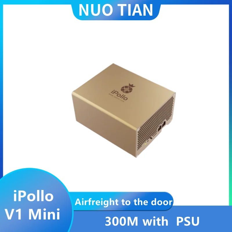 

В наличии ipollo V1 Mini 300M±10% шахты алгоритм EtHash имеет максимальную хэш-скорость 130Mh/s и расходные материалы мощности 104W.