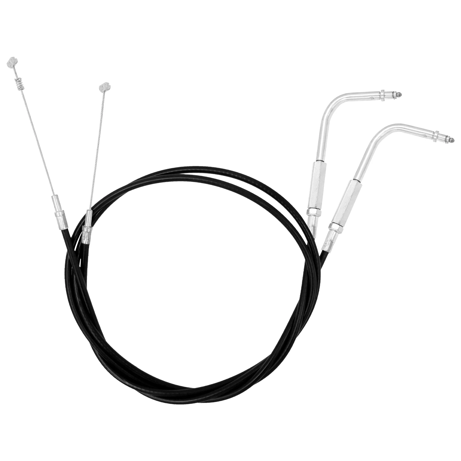 Motorcycle Lengthened Throttle Cable Wires Clutch Line 900 1000 1100 1200 1300 1500mm For Harley Sportster Dyna Softail Touring