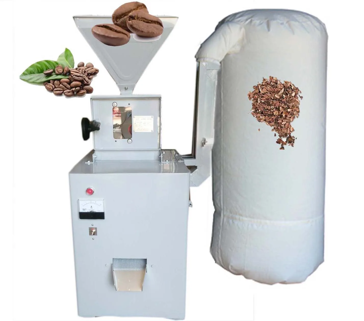 

150kg/h Cocoa Beans Peeling Machine Coffee Shelling Cracker HJ-SN026