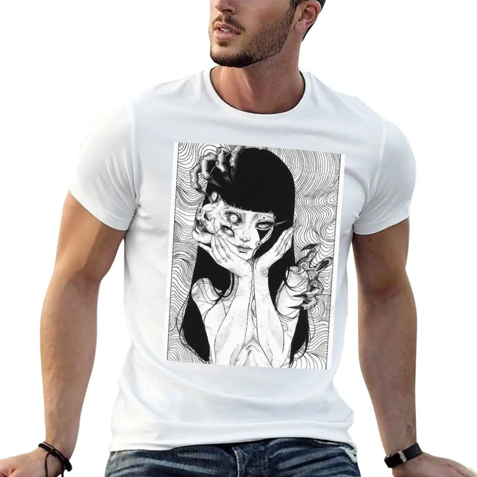 

shirts cotton shirt T-Shirt t Part Horror pack man 100 percent 4# for man white Tomei t for