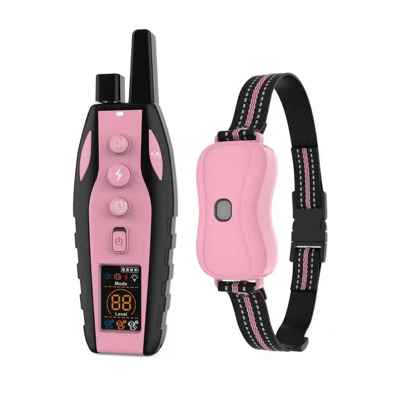 

Электрический ошейник для дрессировки собак с дистанционным управлением, водонепроницаемое поведение домашних животных для щенков 5-120 фунтов с вибрационным шоком