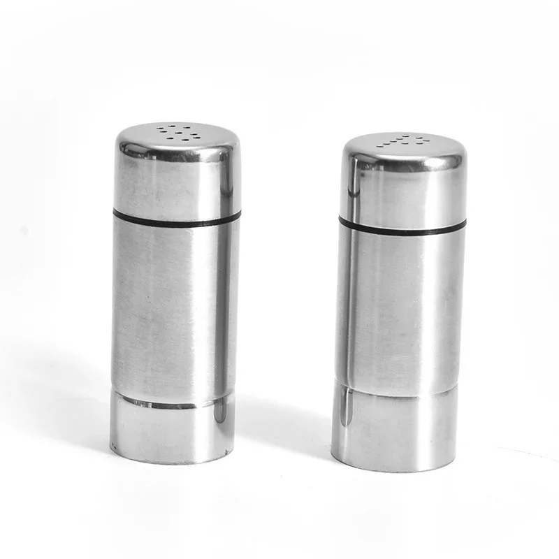 

Practical pepper cartridge Stainless steel seasoning box Seasoning jar Pepper jar Pepper jar