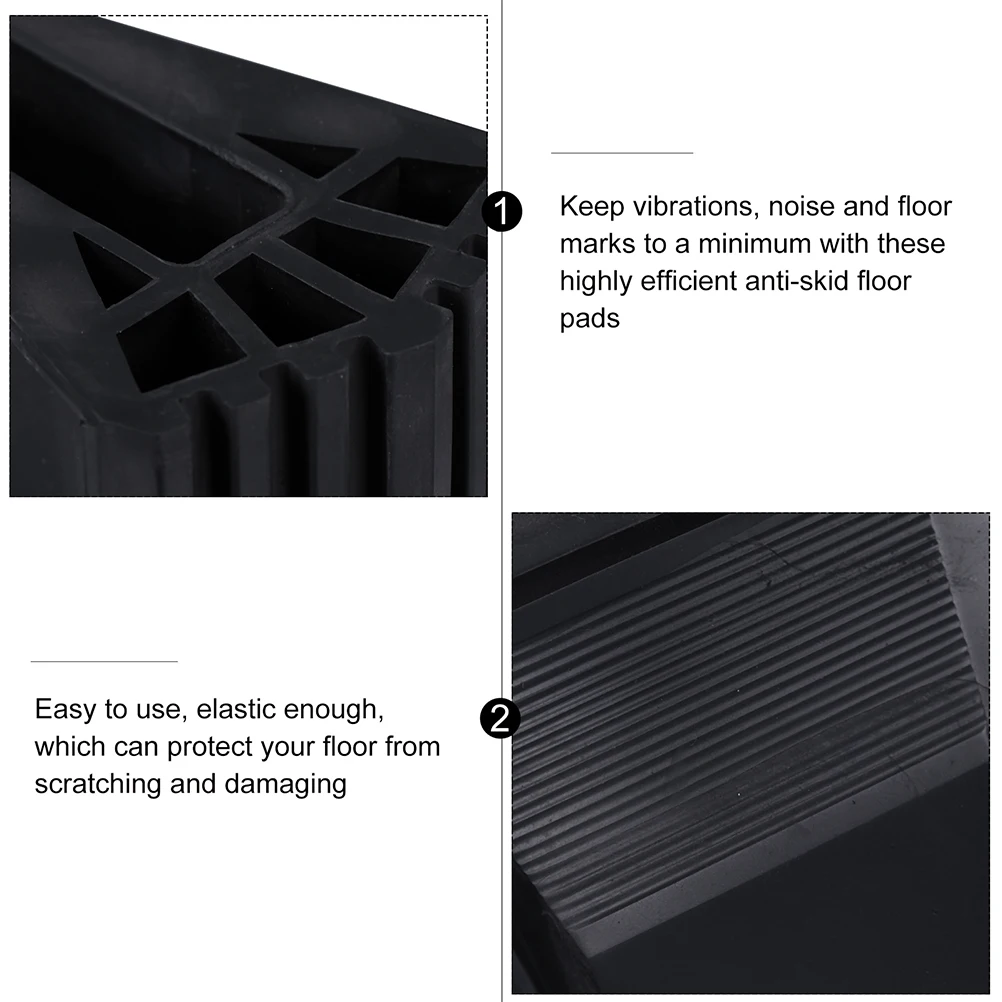 

4 Pcs Supplies Non-slip Mat Support Rubber Protective Extension Ladder Stabilizer