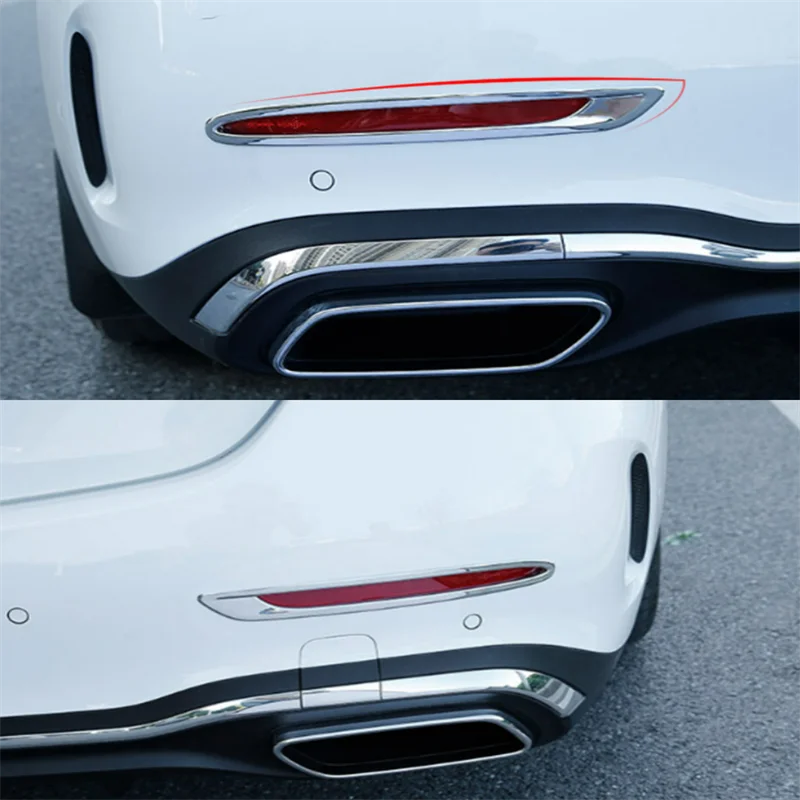 

Автомобильное хромированное украшение для Mercedes Benz C Class W206 2022 2023 2024 2025 противотуманные фары, лампы для век, полосы для бровей, отделка