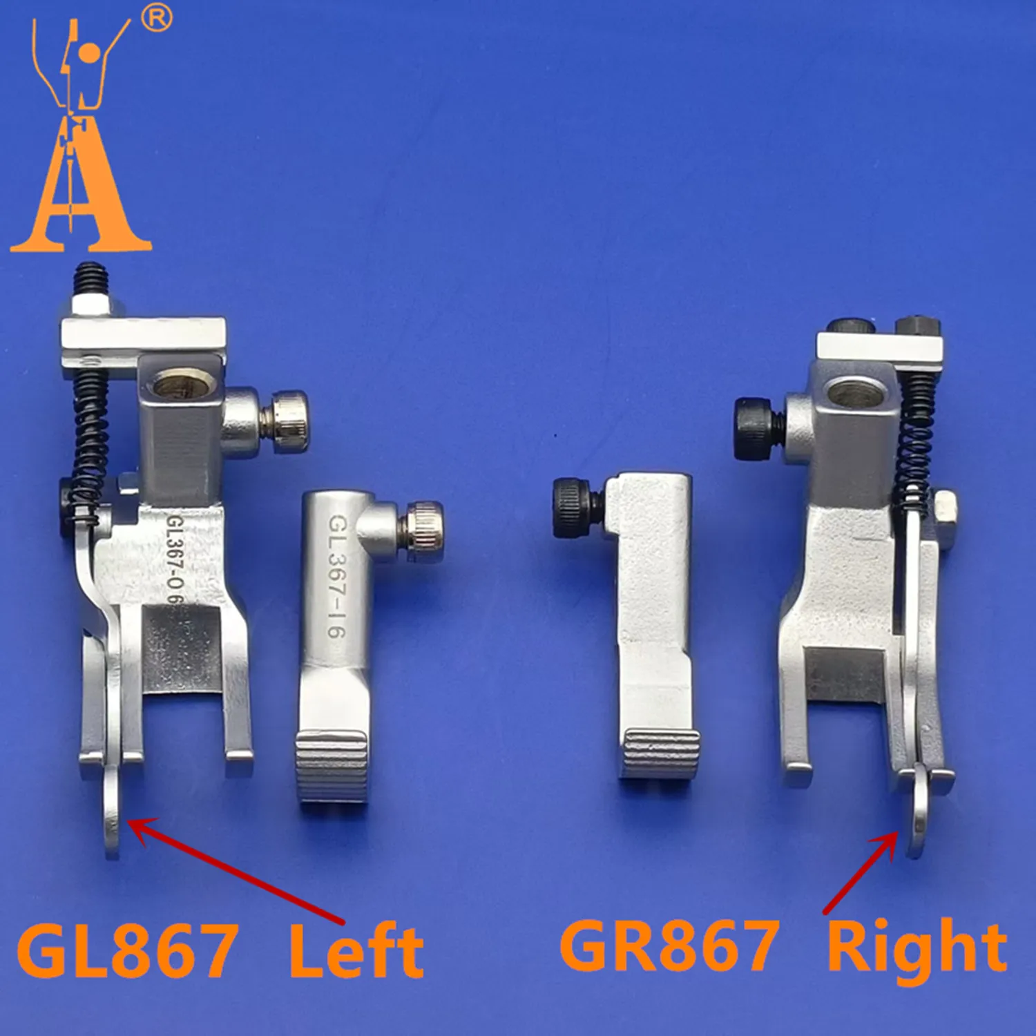 GR867 Right GL867 Left Guiding Walking Foot for Durkopp Adler 868 867 367 669 767 Industrial Sewing Machine Thick Leather Parts