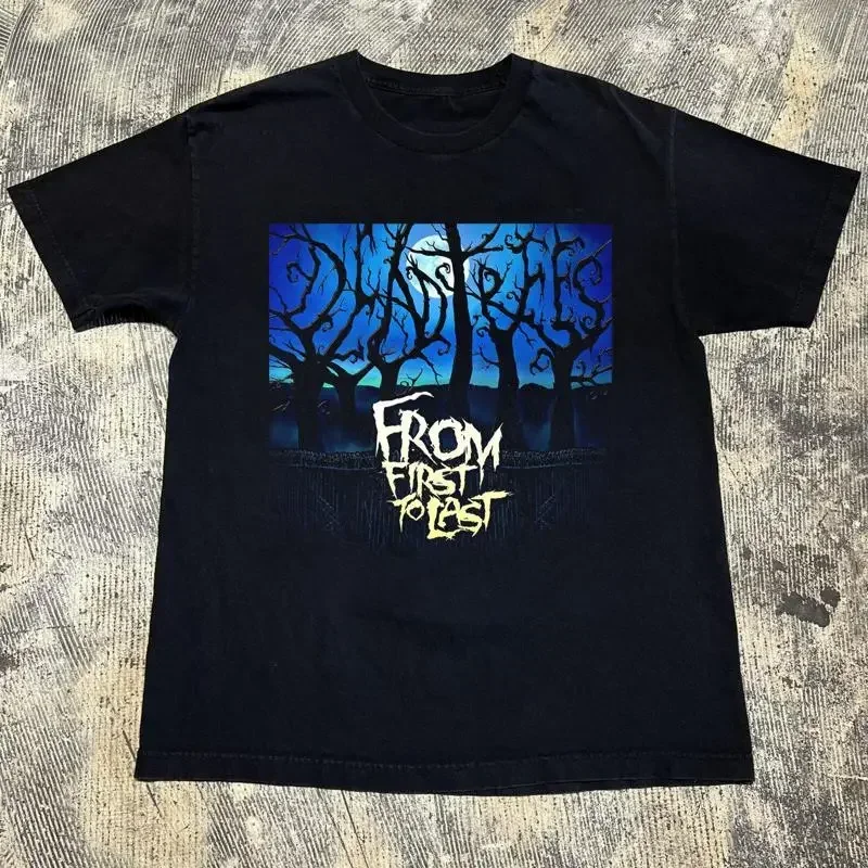 From First To Last 'Dead Trees'  Black All Size T Shirt