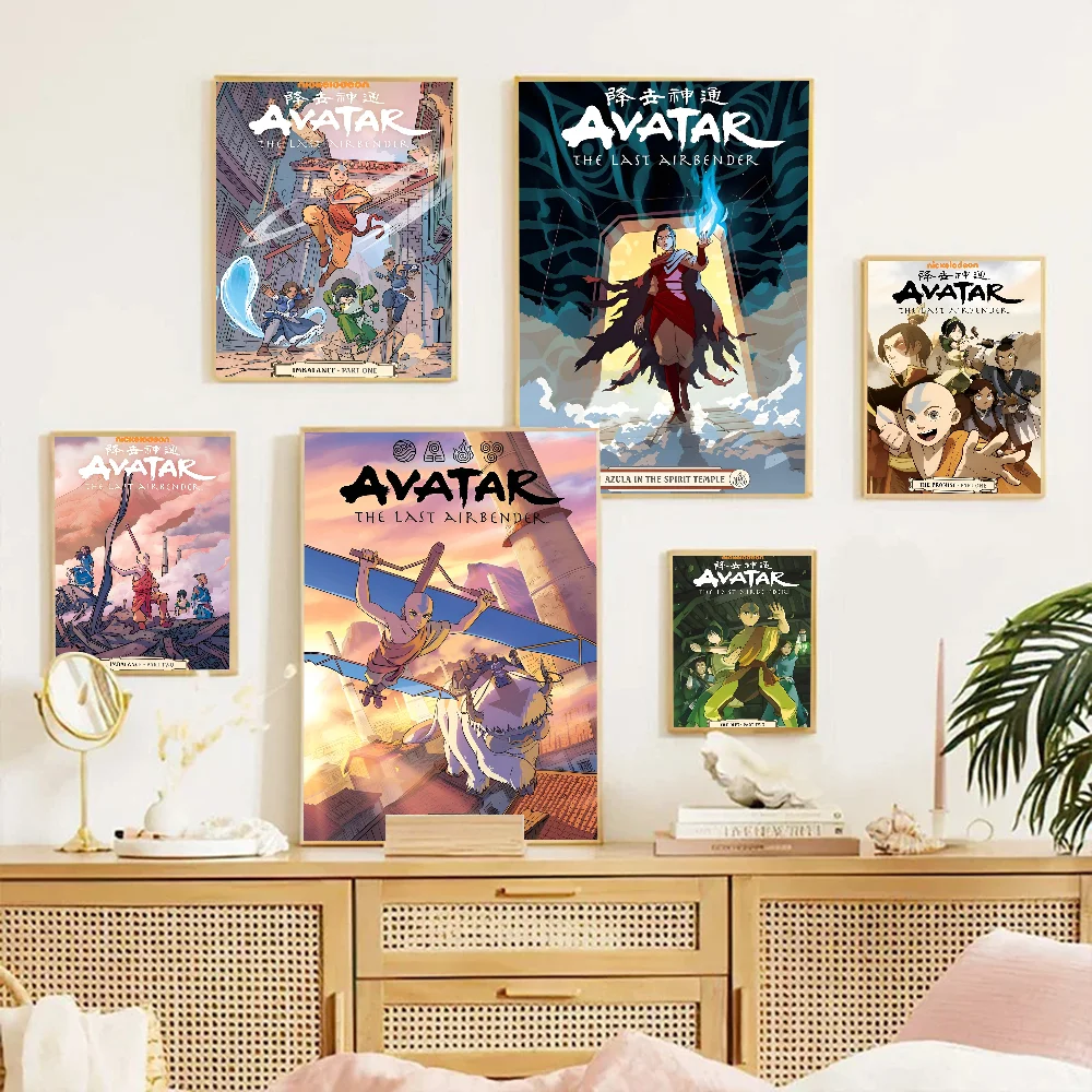 Classic American Anime Avatar The Last Airbende Classic Movie Posters HD Quality Poster Wall Painting Study Nordic Home Decor