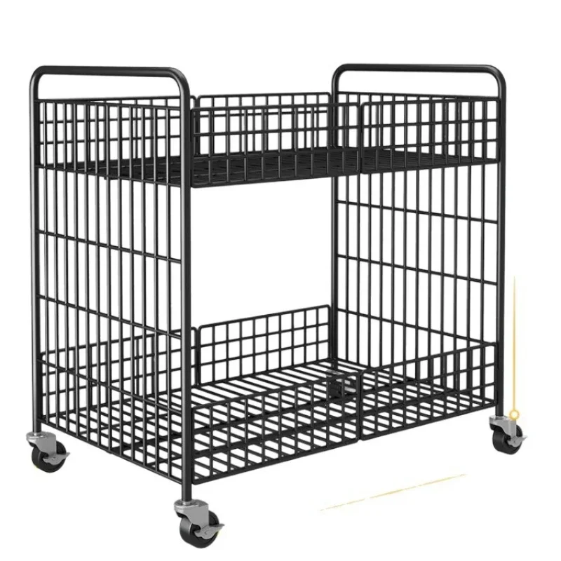 

Metal small ice powder snack cart mobile promotion display stand artifact, convenient for closing stalls