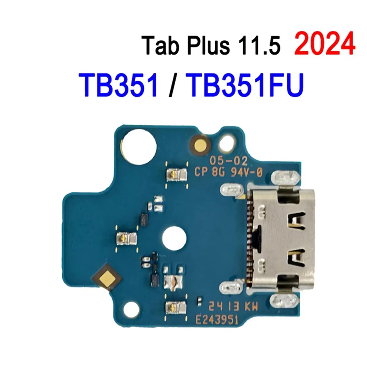 Płytka portu ładowania TB351FU do tabletu Tab Plus 11,5 cala 2024 TB351/ TB351FU, części zamienne do naprawy płytki ładowania. — zdjęcie produktu 6
