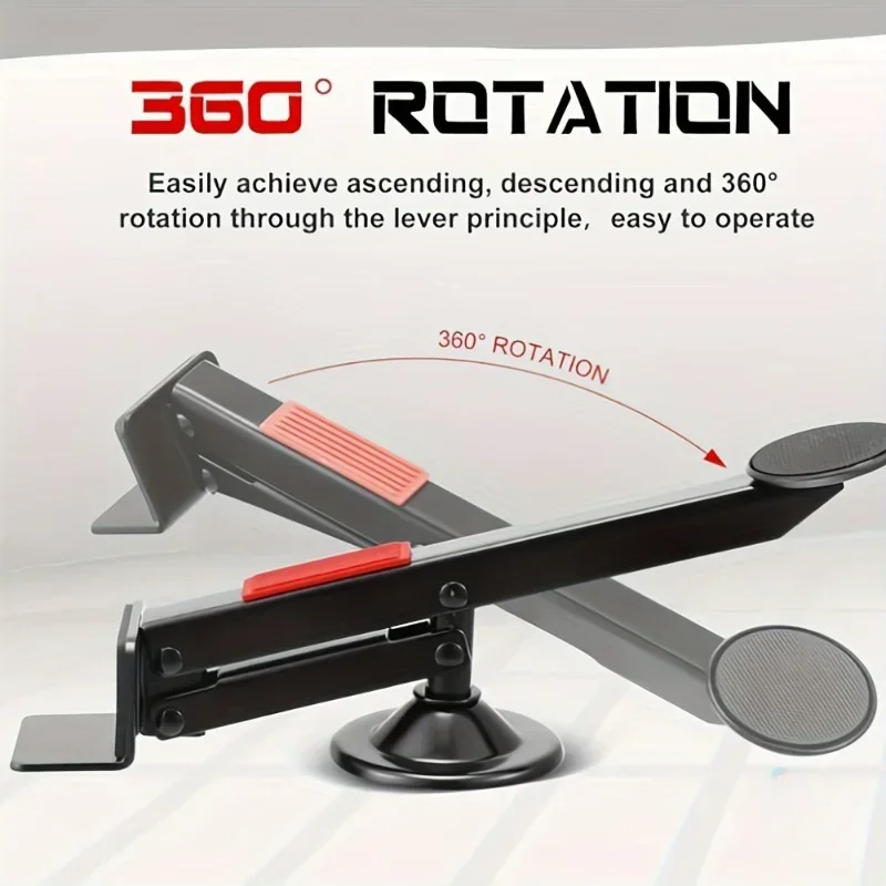 The Sturdy Metal Door Lift 360° Rotating Lever Activates The Door Surface Lift Installation Auxiliary Installation