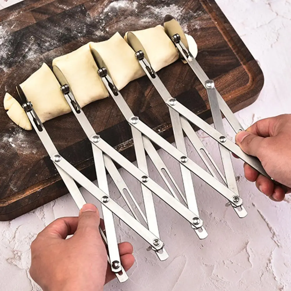 

Easy-grip Pizza Slicer Professional Pizza Cutting Tool Professional Stainless Steel Pizza Cutter Wheel with Adjustable for Home
