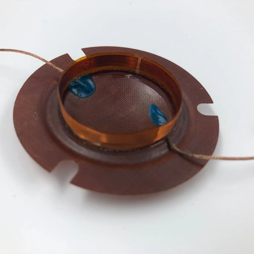 33.5mm Resin Film Tweeter with Concave Convex Voice Coil, Broadcasting Voice Coil, Audio Accessories Speaker