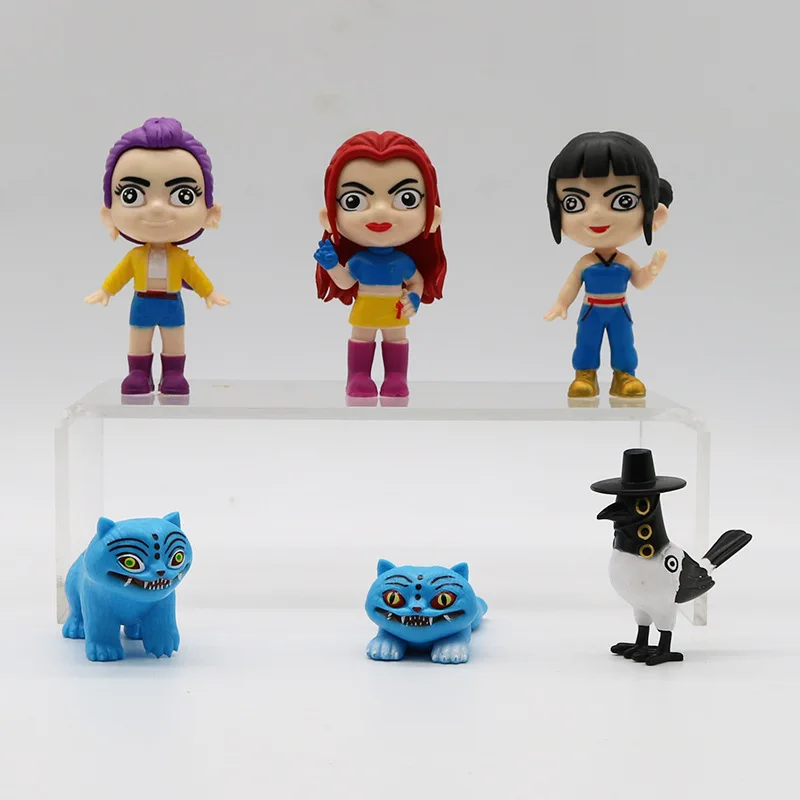 

KPop Demon Hunting Series Модель Куклы Горячий фильм Mira Zoey Фигурки ПВХ Игрушки Украшение стола Орнамент Забавный подарок на день рождения