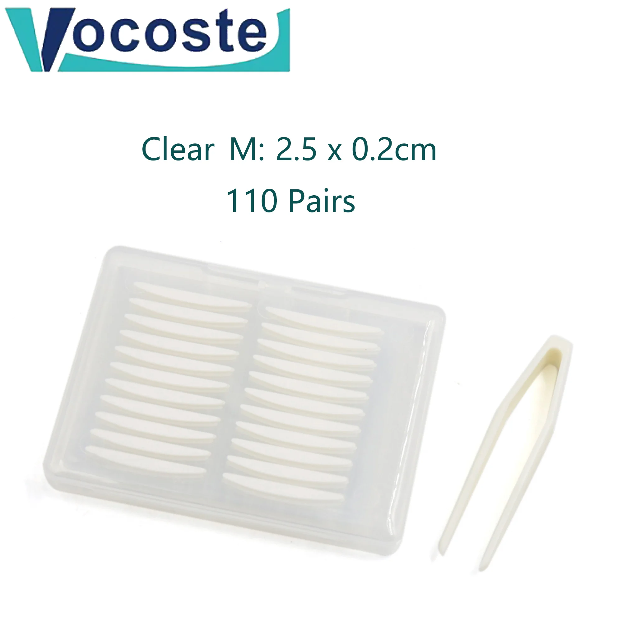 VOCOSTE 48-264คู่สติกเกอร์เทปตาที่มองไม่เห็นวางเทป Self-Adhesive สติกเกอร์กันน้ำ Make เครื่องมือ