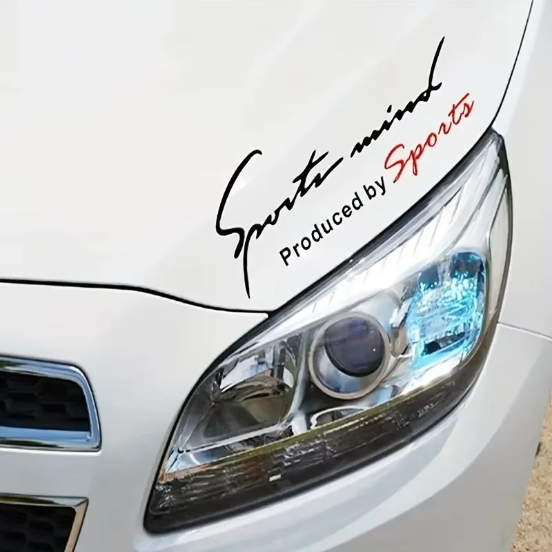 

Sports Mind Decal Car Sports Car SUV Hood Body Side Window Reflective Vinyl Trim Graphic Sticker,Motorcycle Sports Decoration
