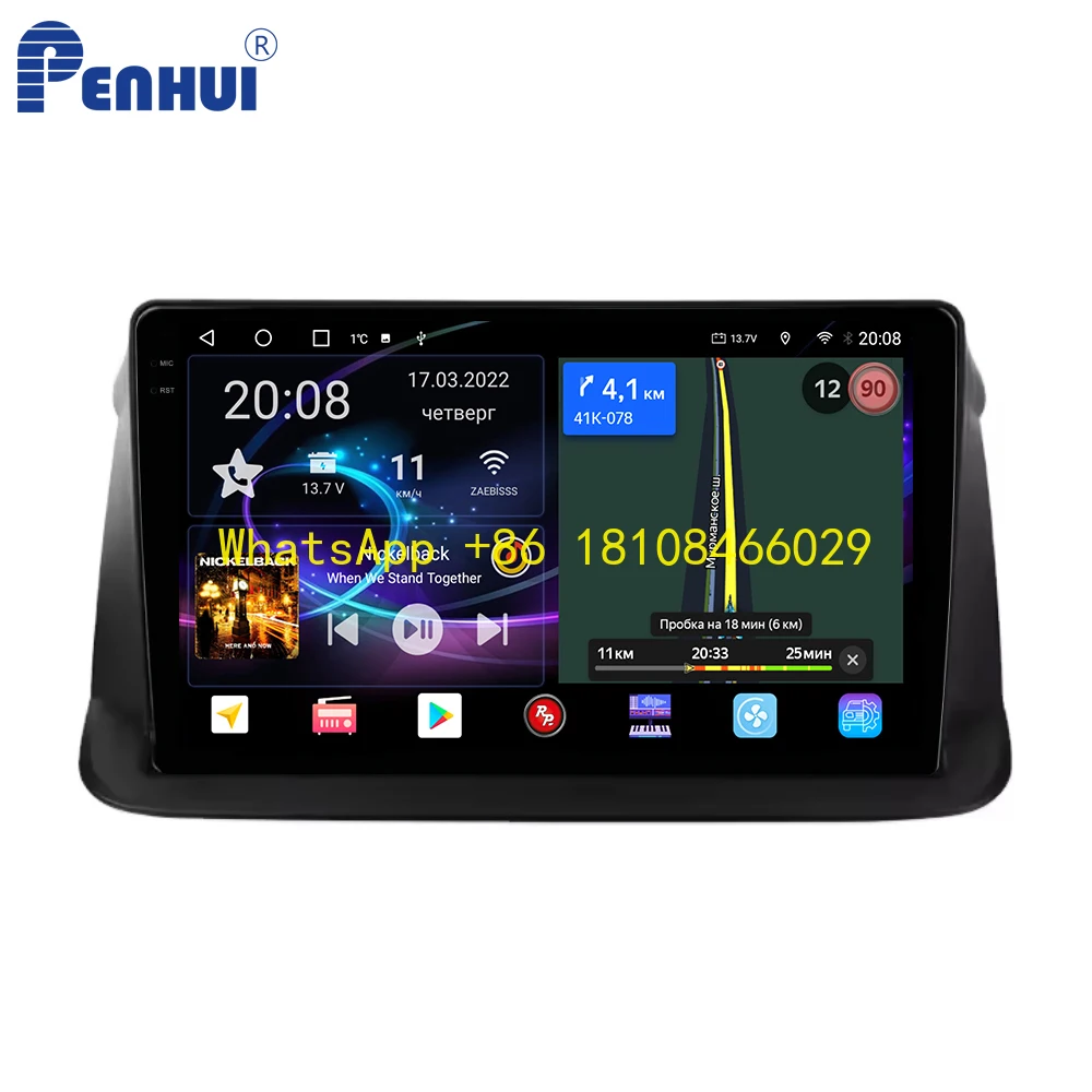 

Penhui Android Car DVD Player for Honda Stepwgn 3 2005 - 2009 Radio GPS Navigation Audio Video CarPlay DSP Multimedia 2 Din