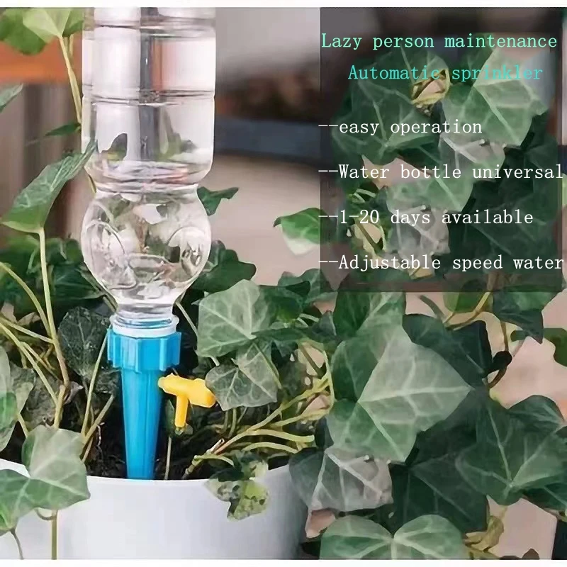 2023 Upgrade Self-Watering Kit Automatic Waterer Drip Irrigation Indoor Plant Auto Watering Device Home Flower Plant Garden Tool