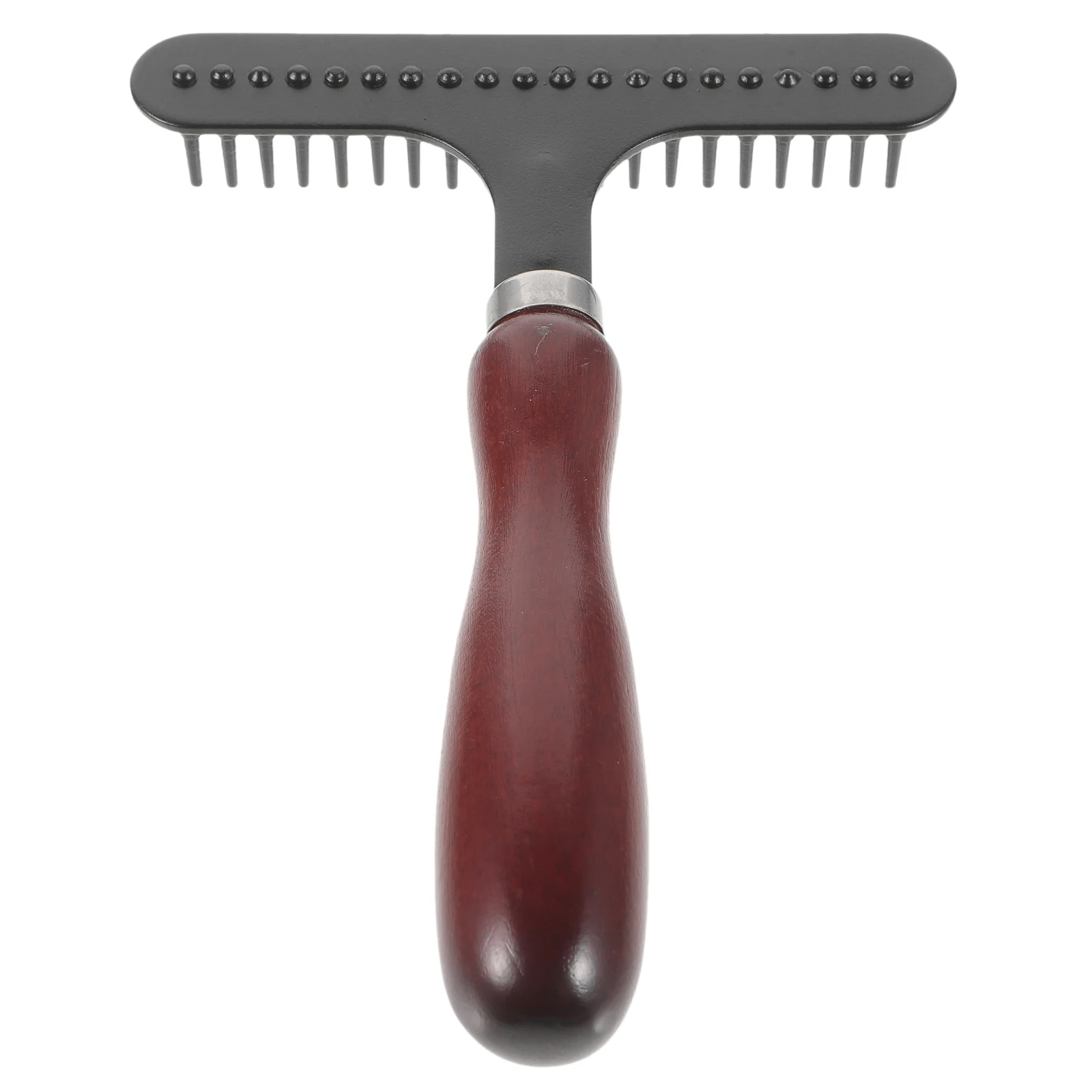 

Pet Grooming Comb For Dogs Cats Wood Handle Stainless Steel Bristle Dog Hair Remover Puppy Grooming Tool Household Pet