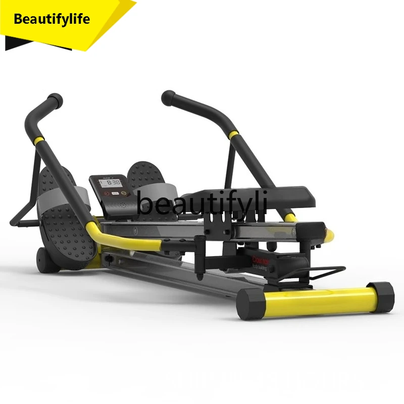 

J3215 Home Smart Floating Self-Weight Rowing Machine Simulated Double Oars Rowing Machine for Aerobic Exercise Fitness