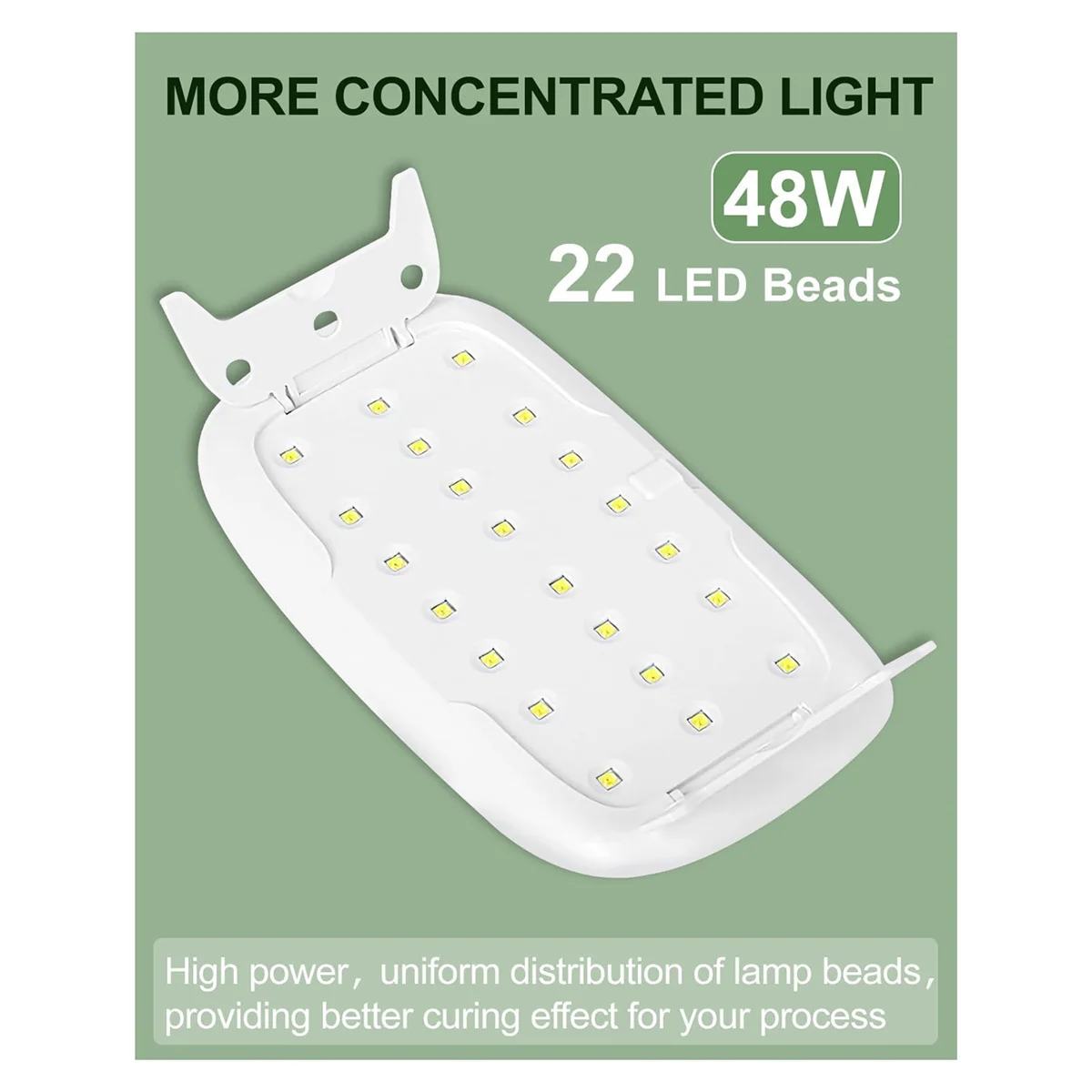 UV Light for Resin, Foldable UV Resin Ligh, Portable & Fast Curing Higher Power UV Lamp,Supplies for UV Resin Mold