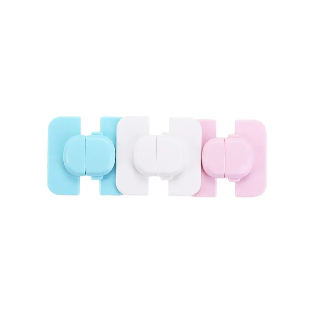 Toddler Cabinet Closet Home Refrigerator ABS  Safety Lock Anti-Clip Hand Protection Baby Fridge Freezer Lock